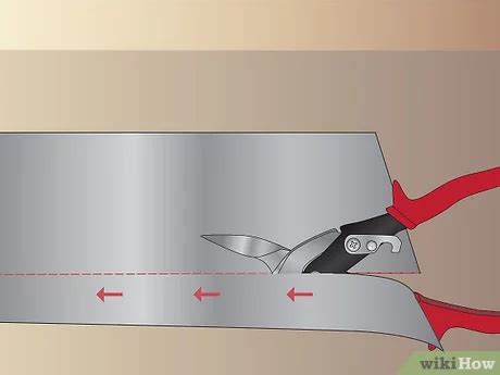 how to straighten sheet metal